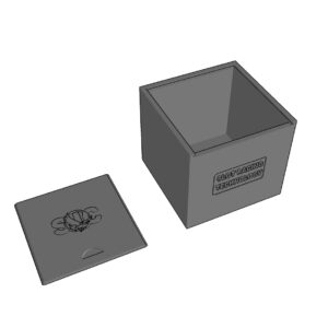 S7 - Boite de rangement 78x78x74