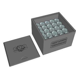 S7 - Boite de rangement 25 Accessoires  78x78x54