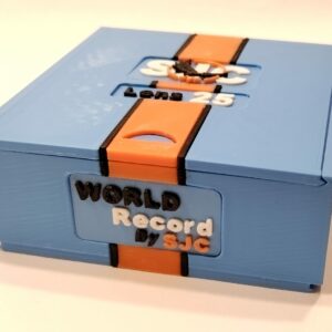 S9 - Boite à pneus GripMaster Sport 4x4 - L + 16 Portes Pneus + 1 Capot Porte Pneus - Bleue